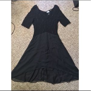 ✨final✨Black dress lace top / chiffon skirt